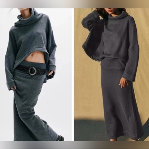 NWOT free People milley reversible skirt set 🌺 - Picture 2 of 4